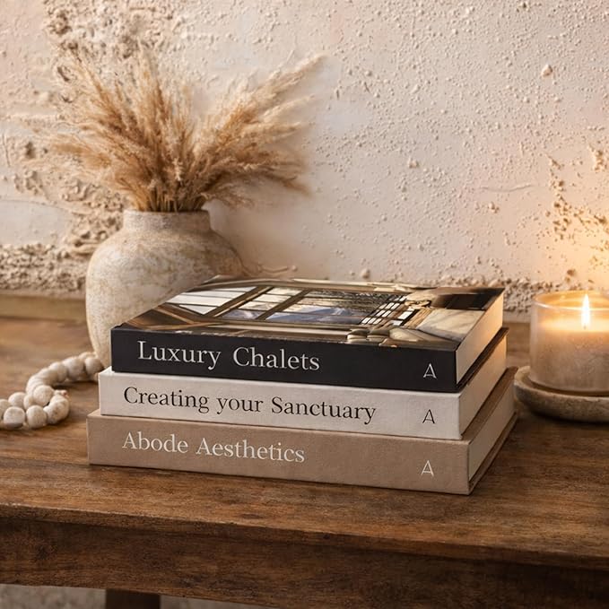 Living Room Furniture Array & Arrow Array & Arrow Decorative Book Set of 3 for Home Decor | Hardcovered Book Set for Home Decor | Coffee Table Décor | Fake Books for Decoration | F