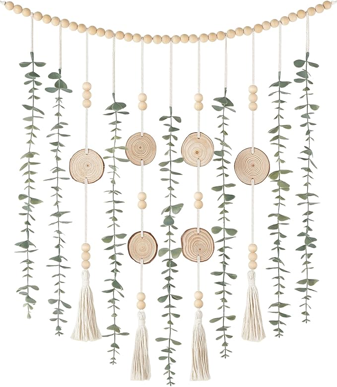 Living Room Decor Dahey Dahey Hanging Artificial Plant Eucalyptus Wall Decor 31