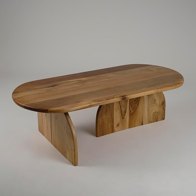 Living Room Furniture Ultimate Premium Products Japandi Coffee Table Wooden Mid Century Modern Coffee Table Solid Walnut Center Table Minimalist Living Room Furniture